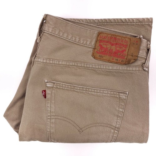 levis 501 beige denim jeans