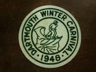 Vintage Dartmouth College 1948 Winter Carnival Wool Patch VGC HTF RARE — photo 1