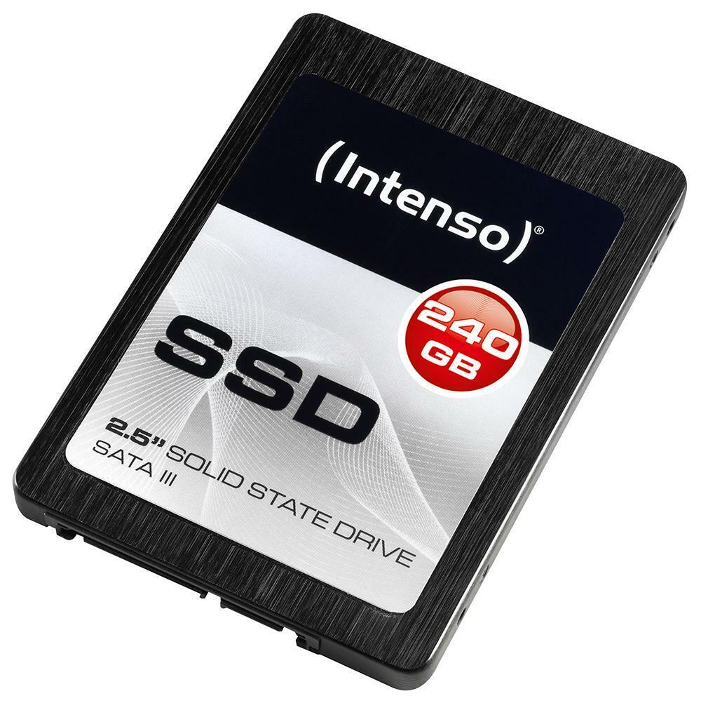 SSD, 2.5" SATA 6GB/S, 240GB, DRIVE INTERFACE SATA 6 GB/S, DRIVE SIZE FOR INTENSO