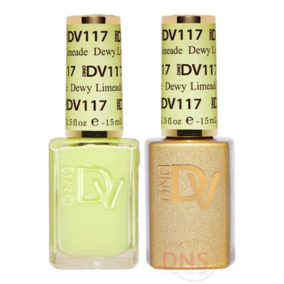 Diva Duo 1 Nail Lacquer + 1 Gel Polish - #117 Dewy Limeade