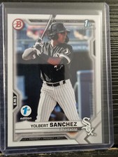 2021 Bowman 1ST EDITION DRAFT 1ST ROOKIE #BFE-40 YOLBERT SANCHEZ WHITESOX