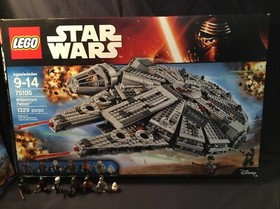 LEGO Star Wars: Millennium Falcon (75105) 99% Complete Box Instructions Figures