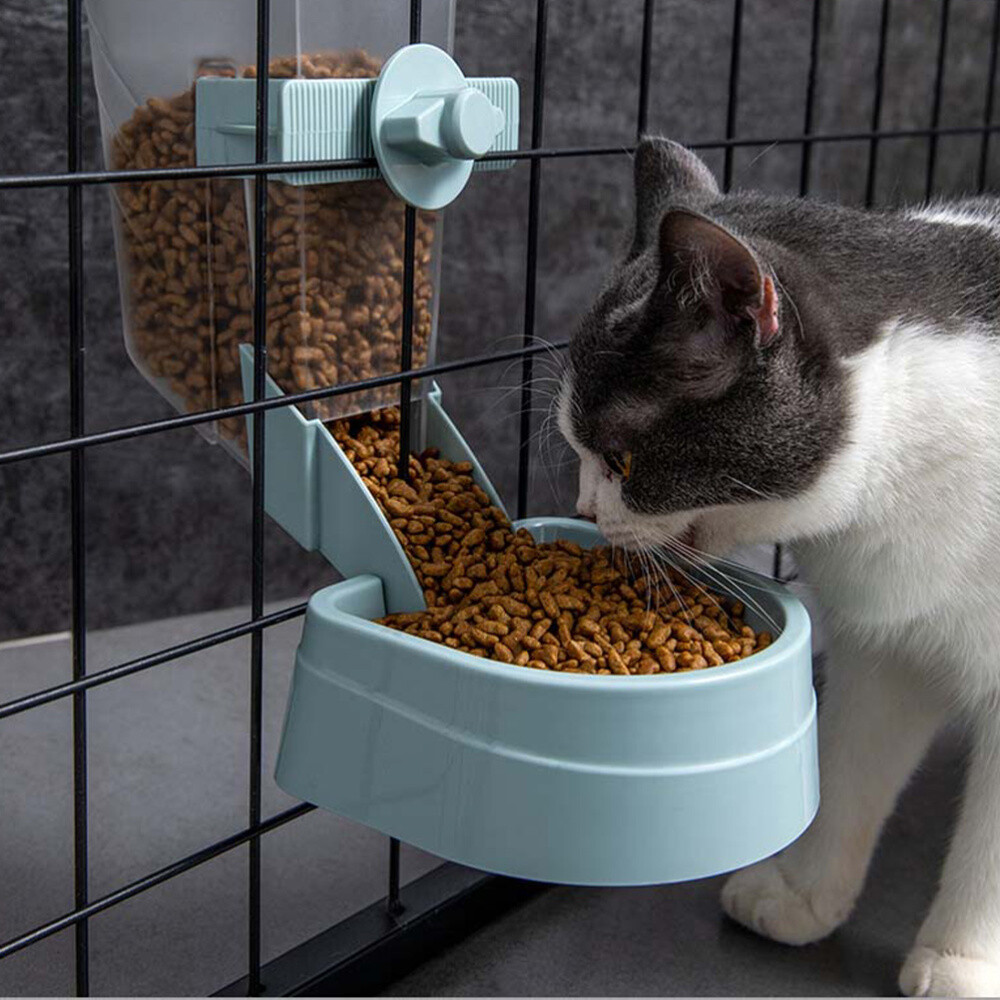 Set of 3 Automatic Cat Feeder Plastic Wet Food Dispenser Dog Bowl eBay