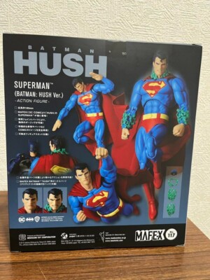 MAFEX 117 SUPERMAN BATMAN HUSH Ver. Action Figure MEDICOM Toy