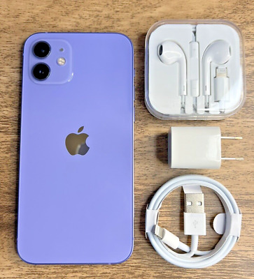 Apple iPhone 12 Purple 64GB - Factory Unlocked - Fair Apple iPhone 12 Purple 64GB - Factory Unlocked - Fair