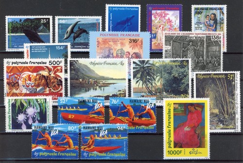 Polynésie 1994 : Timbres MNH Bonne année complète VF - Valeur catalogue : 100,10€