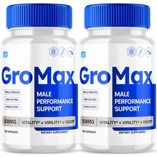 Gromax Capsule- Enhance Endurance and Energy for Men (2 Pack)