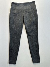 Athleta Delancey Textured Tight Textured Stripe Black/Nightfall Legging Size M/T