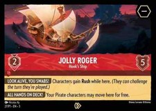 Disney Lorcana - Jolly Roger - Hook's Ship - 27/P1 - Foil League Promo