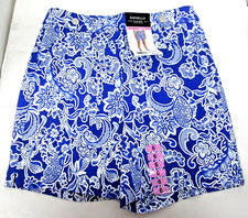 Rafaella Ladies Stretch Shorts, Size 6, Button accents, Color Amparo Blue