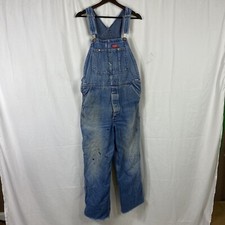 Vintage 1960s Dickies Denim Overalls Workwear