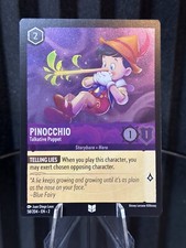 Disney Lorcana: Rise of the Floodborn - Pinocchio - 58/204 Uncommon - FOIL HOLO