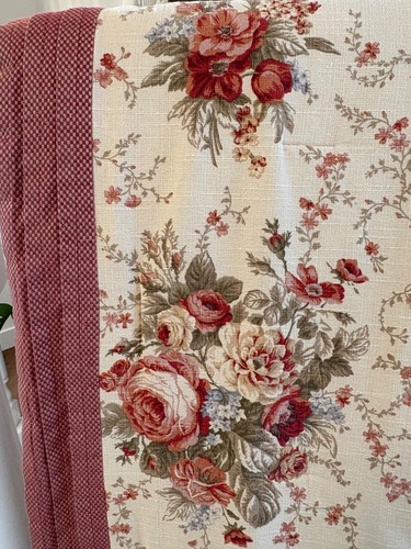 Vintage Waverly Home Norfolk Rose Sonata Full/Queen Comforter 82" X 84” No Shams - Picture 6 of 17