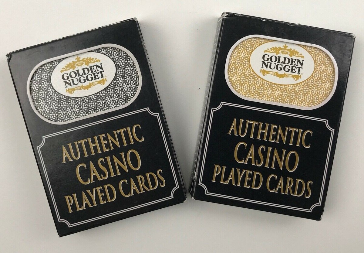 Vintage 2 Playing Cards Decks Golden Nugget Casino Played Vintage 2 Playing Cards Decks Golden Nugget Casino Played