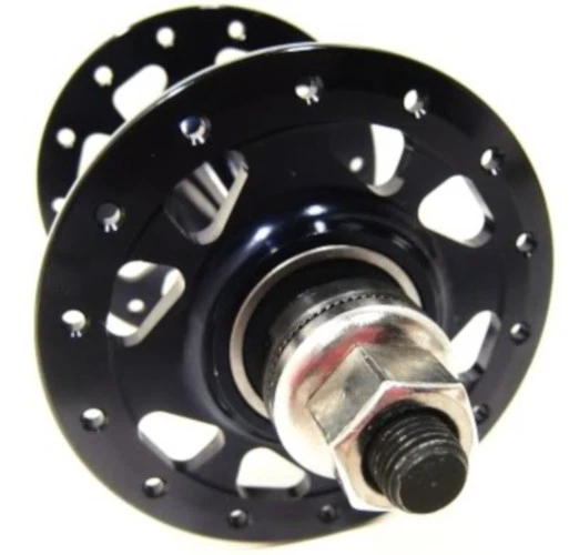 FORMULA BLACK 28H FRONT TH-50 HUB SEALED CARTRIDGE BEARINGS TRACK FIXED GEAR - Image 2 of 2