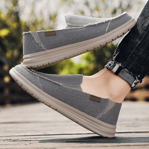 Summer Shoes Men Men Loafers Canvas 