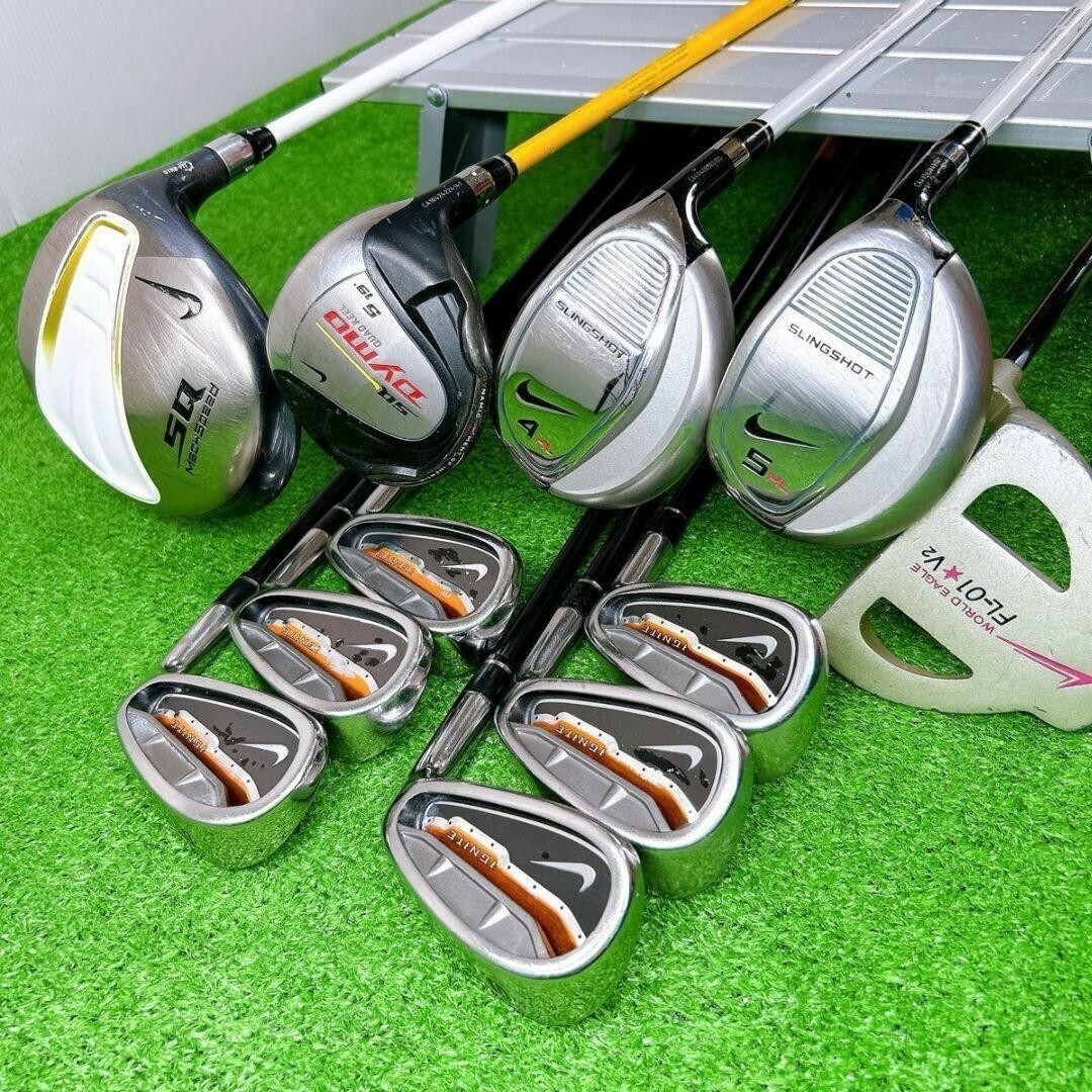 Ladies NIKE Club Set 1W 5W 4H 5H 6-9i Pw Sw PT 11pc RH Graphite