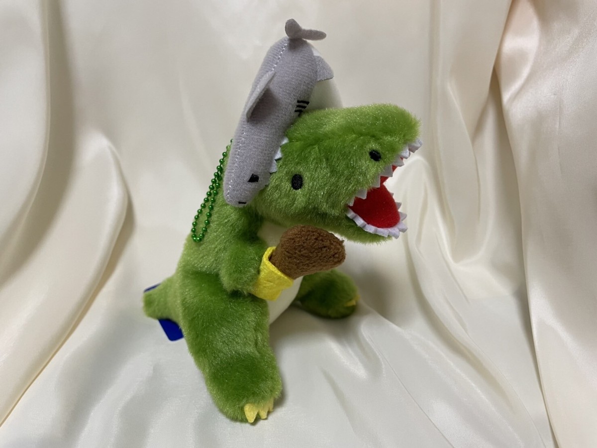 ユージュ　マスコット USJ Jaws × Jurassic World Dinosaur Plush Keychain Universal