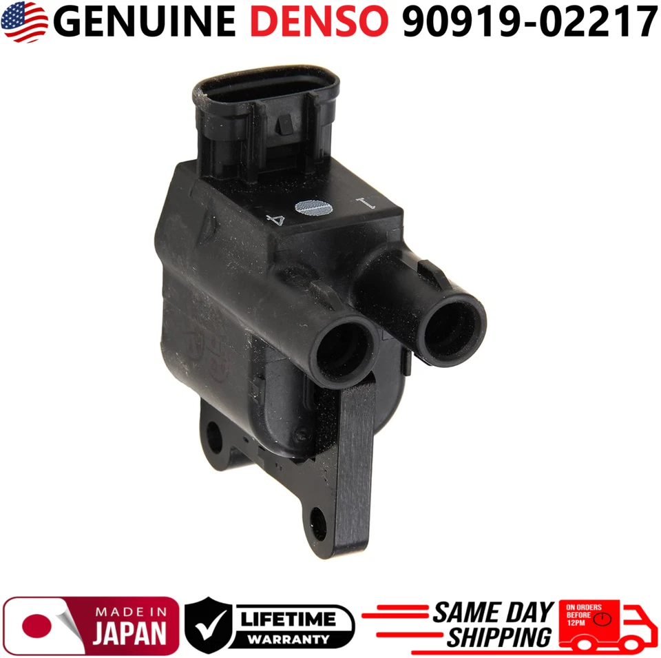 Bobinas de encendido OEM DENSO x2 genuinas para Toyota I4 1997-2001, 90919-02217 Foto 4 de 4
