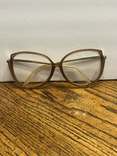 Vintage 1950s Made In USA 26/ 1.50 Gold Toned Framed Eyeglasses
