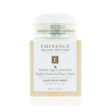 Eminence Monoi Age Corrective Night Cream For Face and Neck 2oz 60ml NEW FRESH