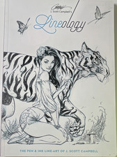 J. Scott Campbell Lineology: Pen & Ink Line-Art Art Book 2021 Softcover