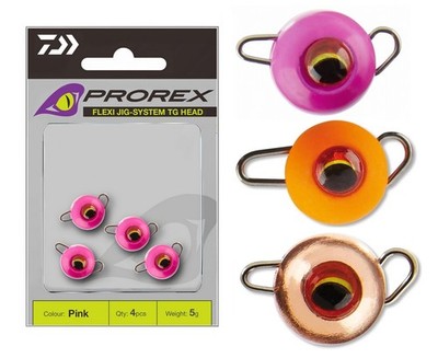 Daiwa Prorex Flexi Jig-System TG Head Jigköpfe Tungsten Finesseangeln