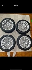 15” Maxxim Silver Wheels & Tires (4) 5X100/5X114.3