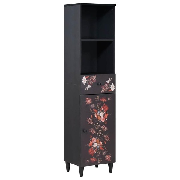 Badezimmerschrank Mit Schubladen Mehrfarbig 38 X 33,5 X 160 Cm-image