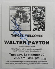 Walter Payton Football Cards, Rookie Card and Autograph Memorabilia Guide 50