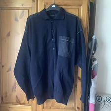 Mens Paul & Shark 1/4 Button Jumper With Polo Neck See Pics &Desc 46inch