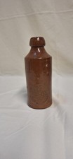 Antique Stoneware Stout Ginger Beer Bottle Grundy Stockport Bar Decor