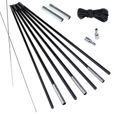 Fiberglas Zeltstange 12,5/ 11/ 9,5/ 8,5 mm Zeltgestänge Ersatzstangen für Zelte