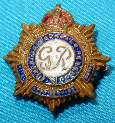 WW2 RASC ROYAL ARMY SERVICE CORPS MILITARY SWEETHEART BADGE WORLD WAR II