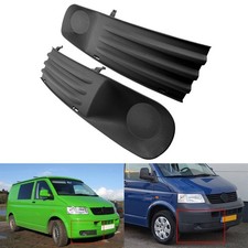 2x Nebelscheinwerfer Blenden Abdeckungen Gitter für 03-09 VW Transporter T5 Bus