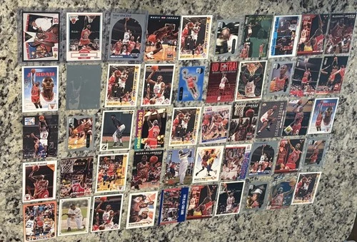 (50) HUGE MICHAEL JORDAN CARD LOT *VARIOUS BRANDS, YEARS & TYPES - CHICAGO BULLS