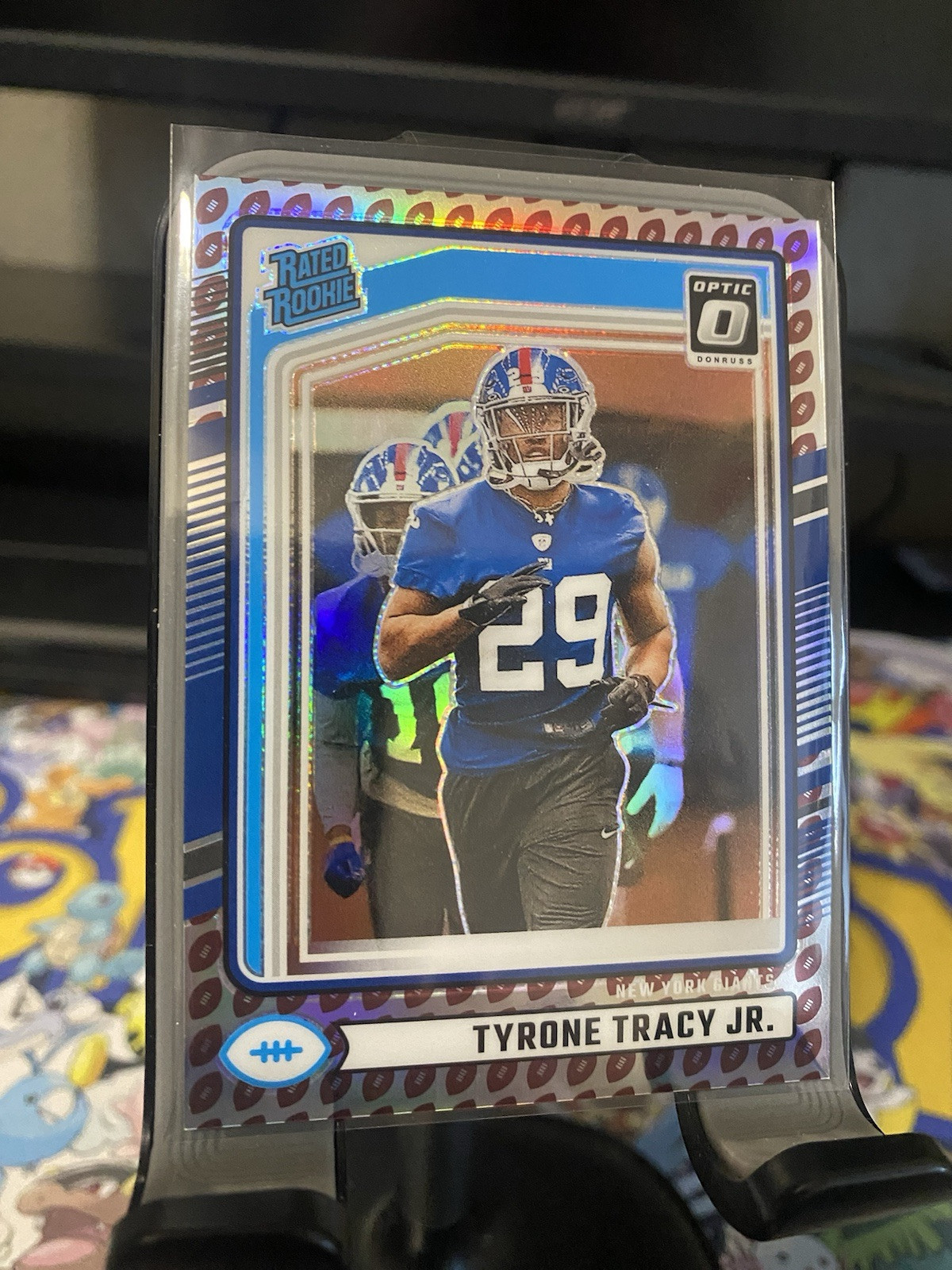 2024 Panini Donruss - Tyrone Tracy Jr 364 Optic Preview Football Emoji Prizm RC