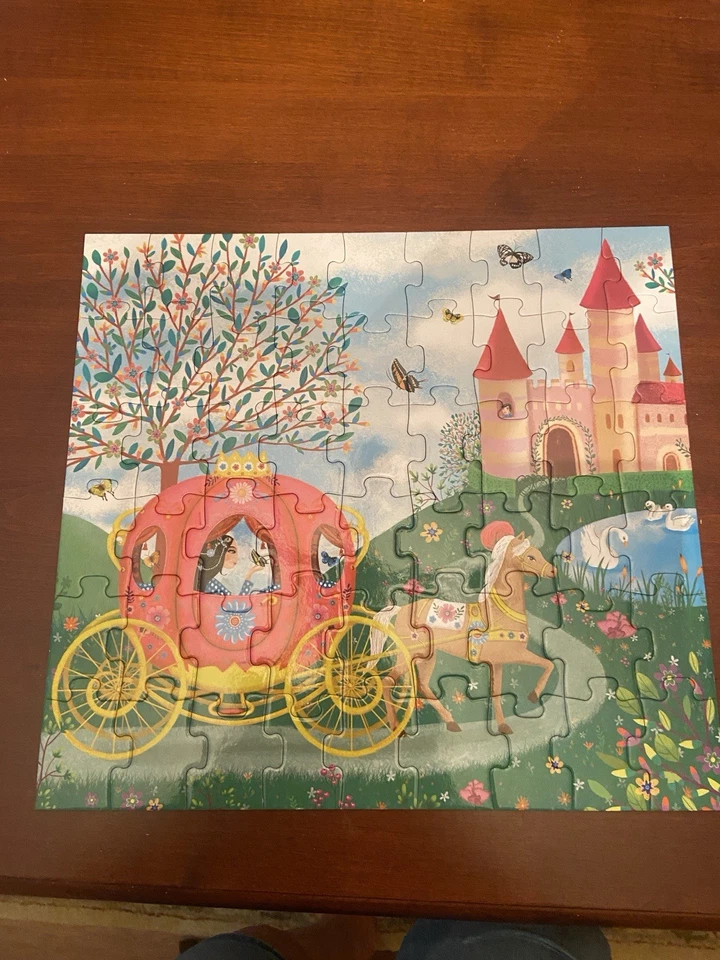 Rompecabezas Djeco Elise's Carriage 54 piezas para edades 5+ Foto 4 de 4