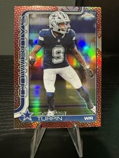 2025 Topps Chrome Kavontae Turpin Pigskin Leather Refractor #84 🔥FAST FREE SHIP