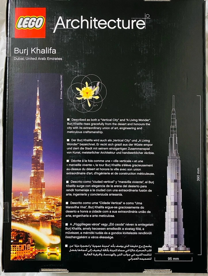 New LEGO Architecture: 21031 Burj Khalifa Factory Sealed Box F/S - Image 3 of 4