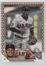 2023 Topps Complete Set Fanatics Exclusive Gold Star Thairo Estrada #560 ff8
