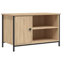 TV Schrank Fernsehschrank Lowboard Regal Sonoma Eiche 80X40X50 Cm Spanplatte
