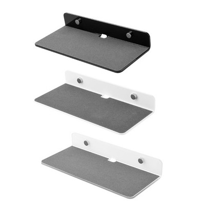 Screw Wall Mount Floating Acrylic Wall Shelf for Speakers, Books, Decor, Plants