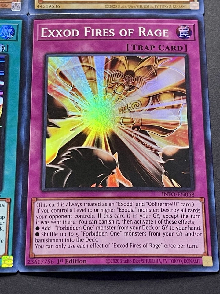 Exodia Full 5 Piece Set + Incarnate + Obliterate!!! + Blaze + Rage  | YuGiOh! - Image 4 of 4
