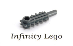 6 LEGO Dark Bluish Grey Tool Minifigure Chainsaw Blade (6117 28652) - 6 Pieces