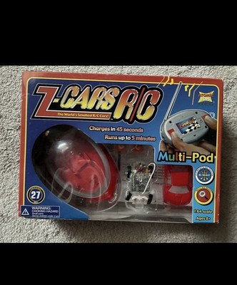 (Vintage)) Atomic Toys Z-Cars R/C Series 1 1/64 Scale Multi-Pod Red Race Car