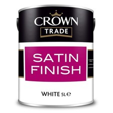 Crown Trade Satin Finish White