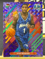 Tracy McGrady 2025-26 Topps Finest 08/50 Purple X-Fractor Rare Magic #299