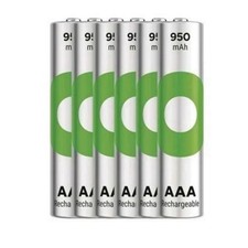 6 x AAA GP Rechargeable 1000 Serie  recyko Always Ready Batteries  950mAh 1.99 per battery