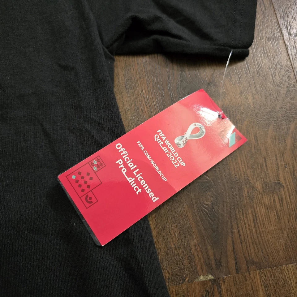 Camiseta de fútbol Alemania para hombre grande negra Copa Mundial de la FIFA Qatar 2022 Foto 3 de 4